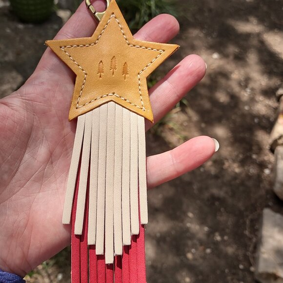 Portland Leather Accessories - Portland Leather Goods Austin exclusive Star keychain flair